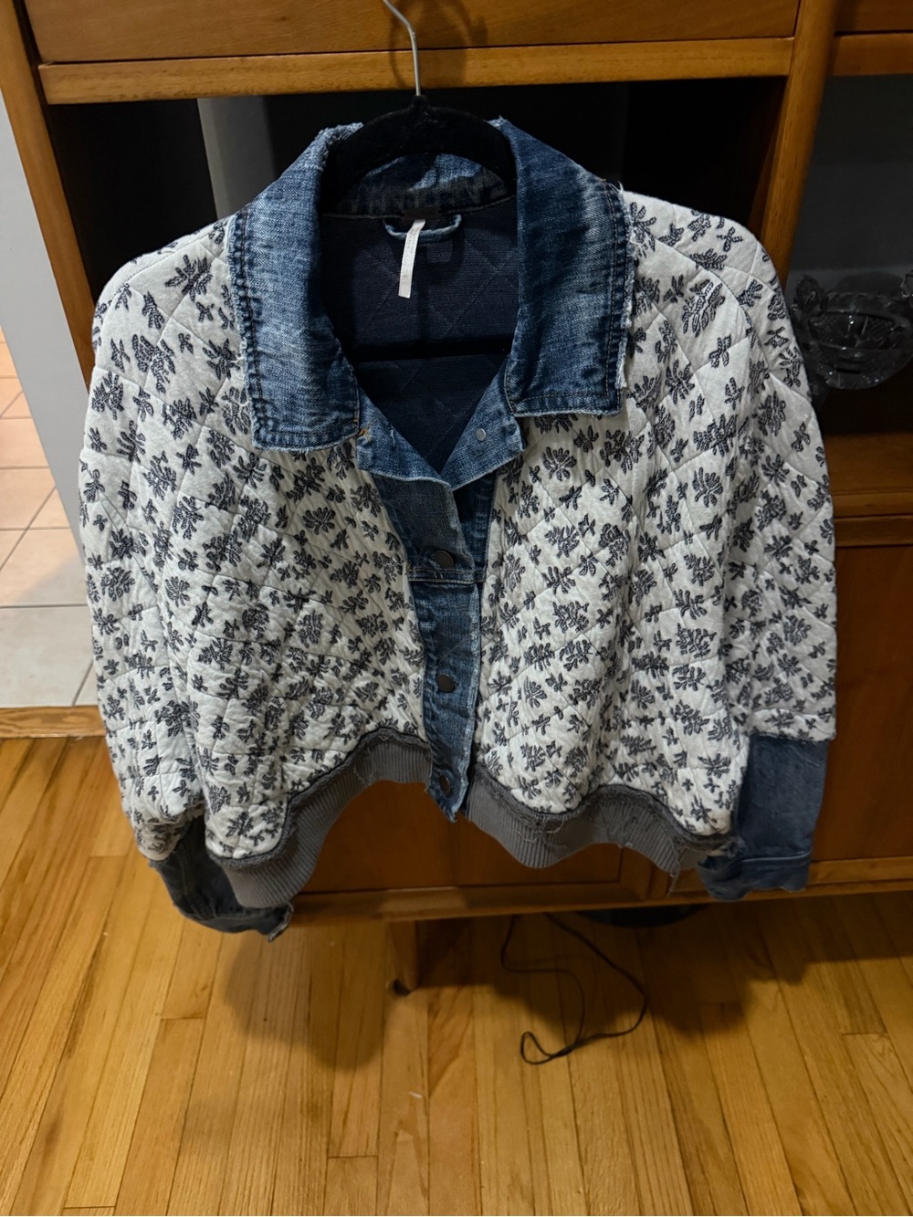 Free People Blue Denim Jeans jacket- new